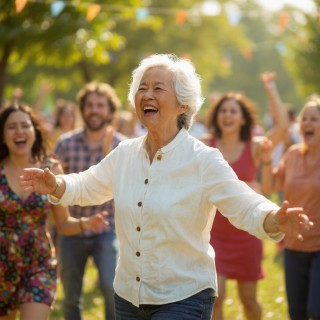 A vida tem o ritmo que damos a ela — dance, cante e viva com entusiasmo!